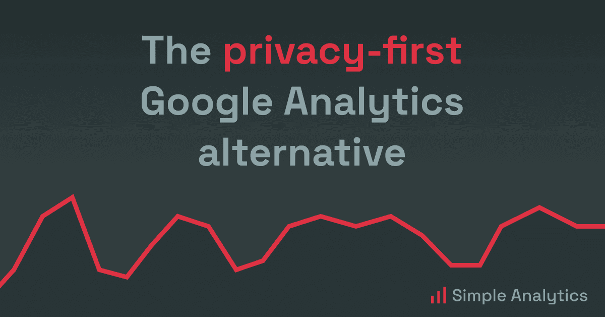 Simple Analytics landing page screenshot — Privacy-first, lightweight web analytics