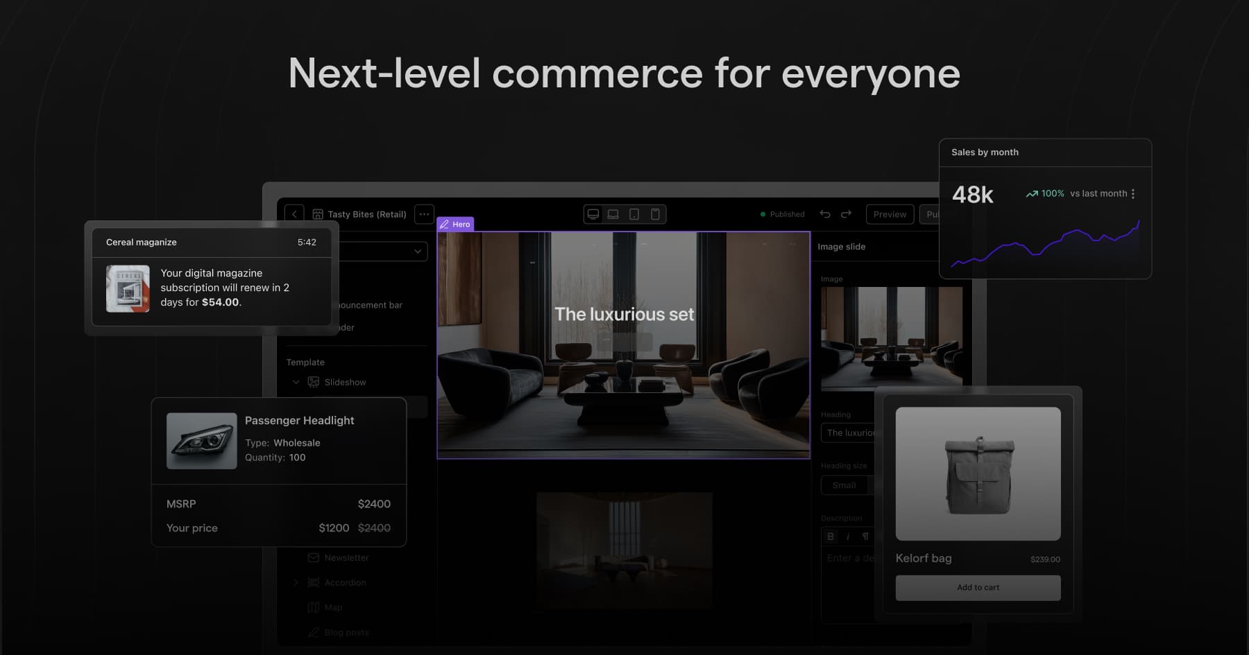 Swell — The headless e-commerce platform for custom storefronts