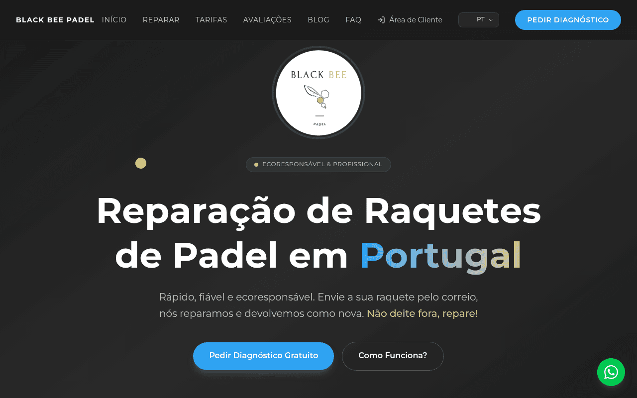 Black Bee Padel screenshot